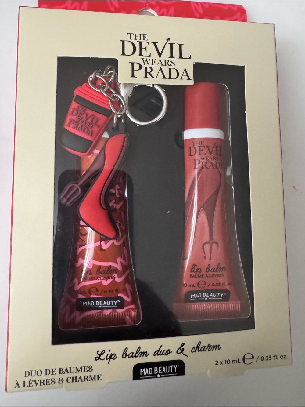 The Devil Wears Prada Lip Balm Duo & charm
